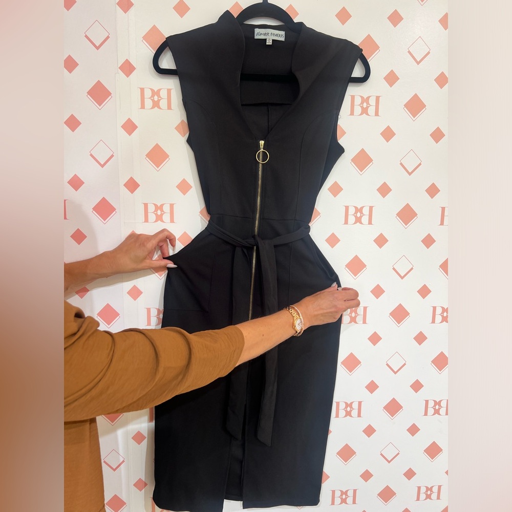 Black sexy classy dress